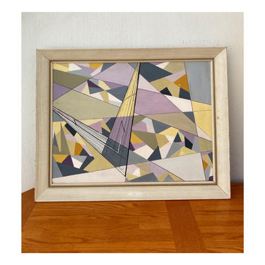 Framed MCM Abstract Painting