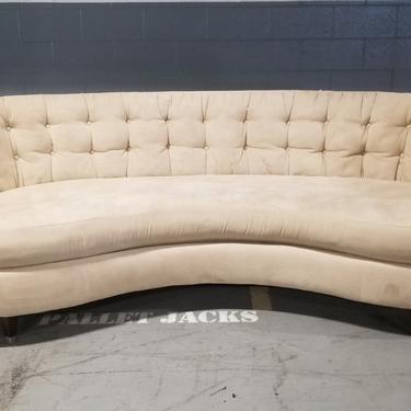Mid Century Modern Tomlinson Rip Curl Kidney Sofa from the Carter Collection