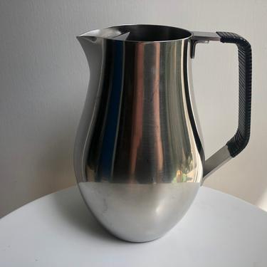 Reed & Barton Small Stainless Steel Water Pitcher 