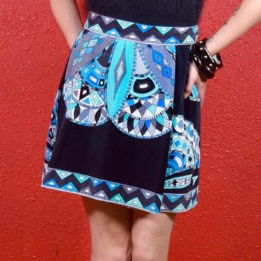 1960s Pucci Velvet MIni Skirt 