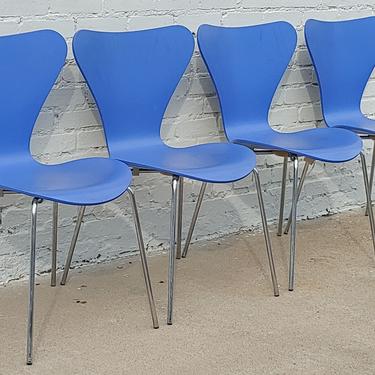 Mid Century Danish Modern Fritz Hansen Series 7 Chairs 