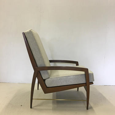Danish Modern Upholstered Lounge Chair 