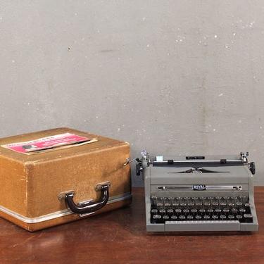 1950s Royal Gray Magic Typewriter with Case – ONLINE ONLY