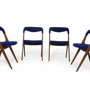 Johannes Andersen Danish Teak Dining Chairs