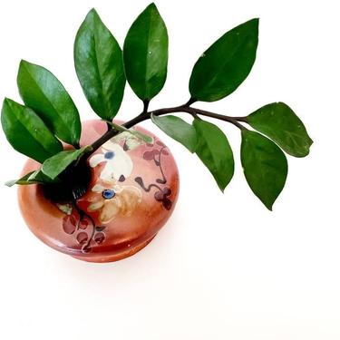 Beautiful Studio Pottery Ikebana Frog Vase 