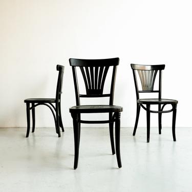 Black Cane Thonet Chair
