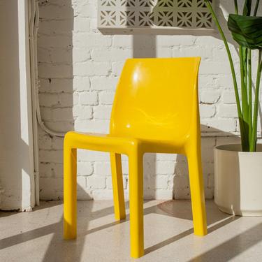 Yellow Italian Mod Chair