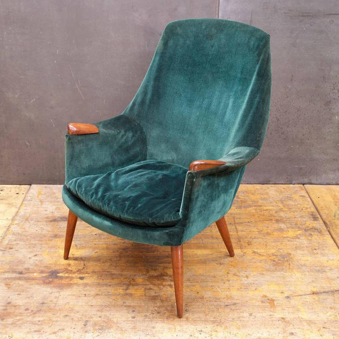 Mid Century Lounge Chair Teak Gerhard Berg Hjelle Stole Vintage