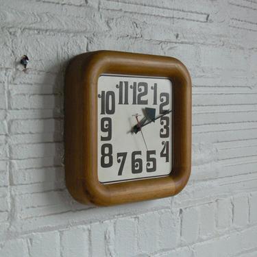 Vintage Howard Miller Wall Clock Inspired by George Nelson 