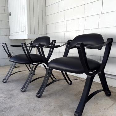 Midcentury Sculptural Sling Chairs