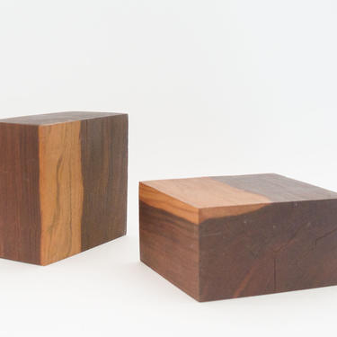 Minimalist Wood Bookends by HomesteadSeattle