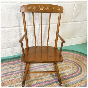 Vintage Children&#x27;s Rocking Chair