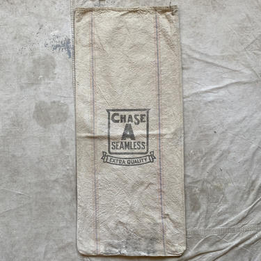 Vintage Chase Seamless Seed Sack Farmhouse Textile Rustic Decor St Louis 