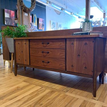 Refinished Petite Mid-Century Sideboard by Broyhill Saga