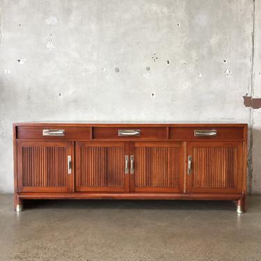 Mid Century Trans-East Solid Cherry Credenza by Willet