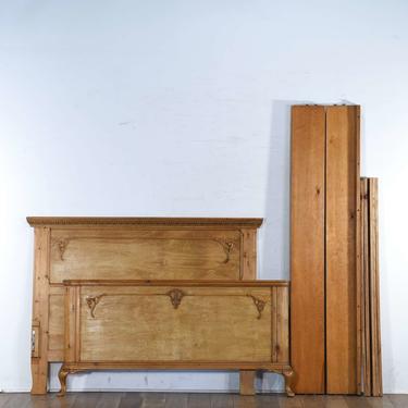 French Provincial Handcrafted Scots Pine Bed Queen