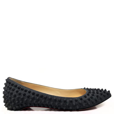 Louboutin Studded Pigalle Flats