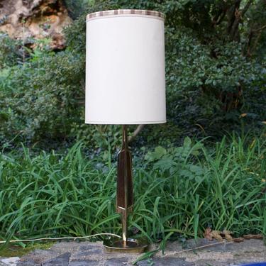 Laurel Brass Sabre Spear Table Lamp Mid-Century Vintage American Modern 