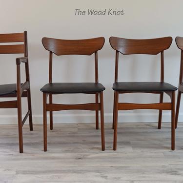 Mid Century Modern Dining Chairs - Set of 4