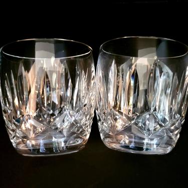 Pair Waterford Kildare Old Fashioned Glasses 