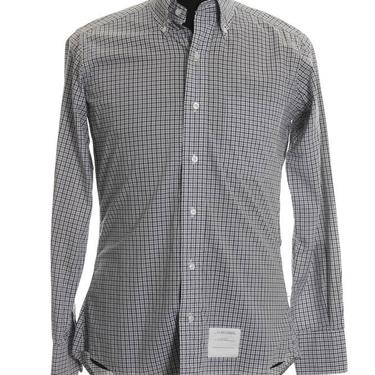 Thom Browne Grey Check Shirt
