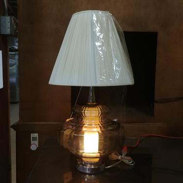 Vintage Table Lamp with Light Up Body