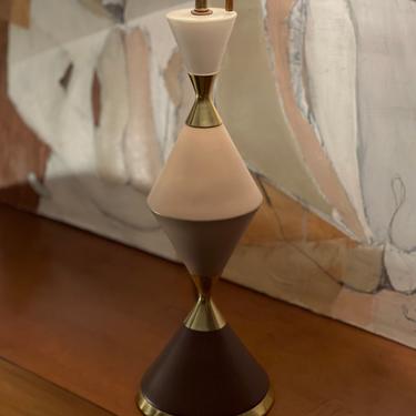 Gerald Thurston | Lightolier | Hourglass Table Lamp 
