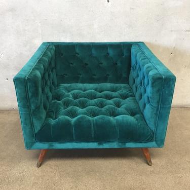 Green Tufted Chesterfield Chair