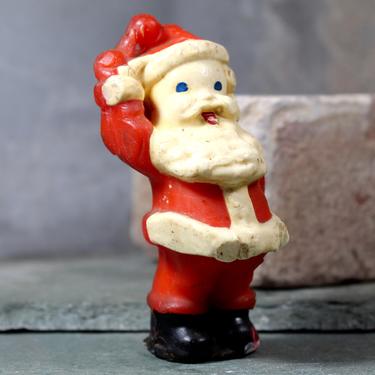 Vintage Peel Away Wax Covered Chocolate Santa - From Gurley Candle Company - Christmas Decor| FREE SHIPPING 