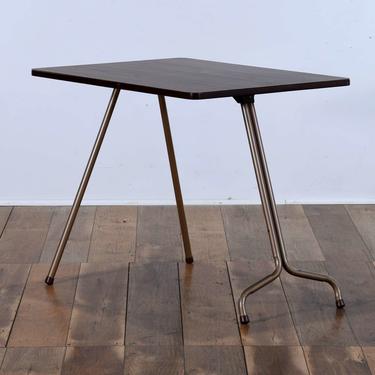 Mid Century Modern Laminate Folding Sewing Table Desk