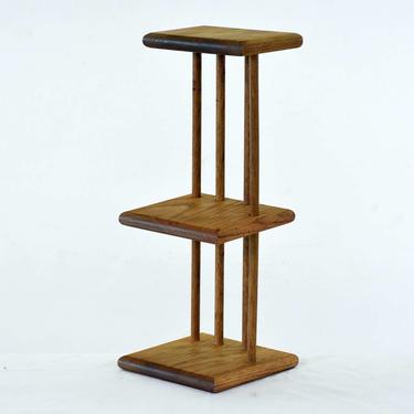 Frank Lloyd Wright Style Adjustable Corner Shelf
