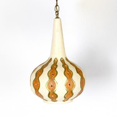 1950s Ceramic Pendant