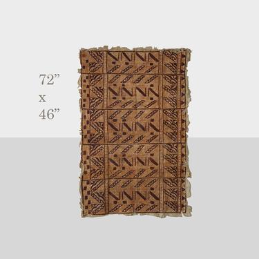 vintage tapa bark cloth, south pacific bark cloth, papua new guinea tapa bark cloth, bark cloth, tapa cloth, mid century bark cloth by homeandhomme