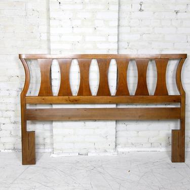 Vintage mcm queen size headboard by Young and Co | Free delivery in NYC and Hudson areas 