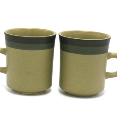 vintage Arrow Stone coffee mugs Kasuga japan 