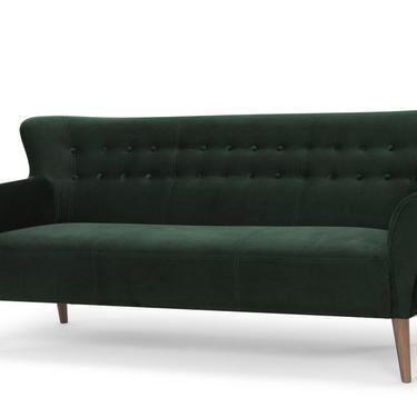 &#8220;1950s&#8221; Style Sofa in Dark Green