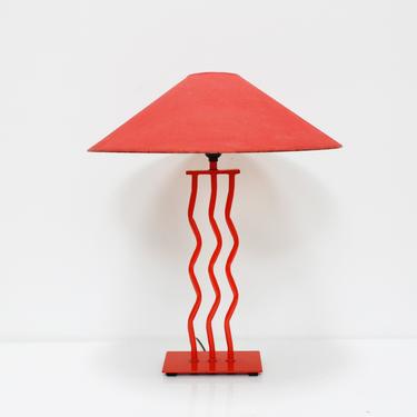 Memphis Group Lamp 80s Postmodern Squiggle Wavy 