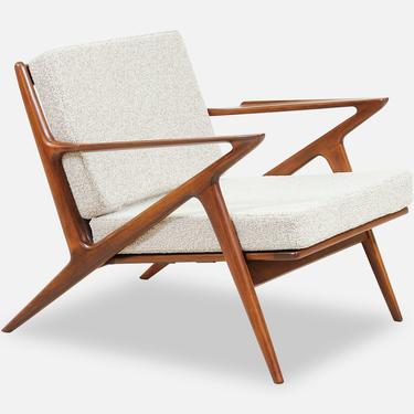 Danish Modern 'Z' Lounge Chair by Poul Jensen for Selig 