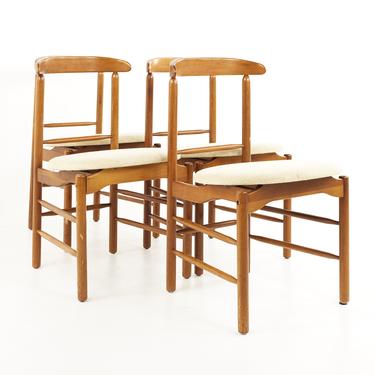 Greta Magnusson Grossman and Edward Frank Mid Century Spider Dining Chairs - Set of 4 - mcm 