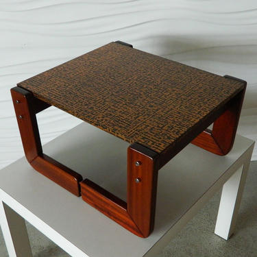HA-16222A Percival Lafer Rosewood and Copper Table
