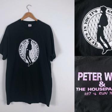 1993 Vintage Peter Wolf Hit &amp; Run Tour T-shirt - Size XL by HighEnergyVintage