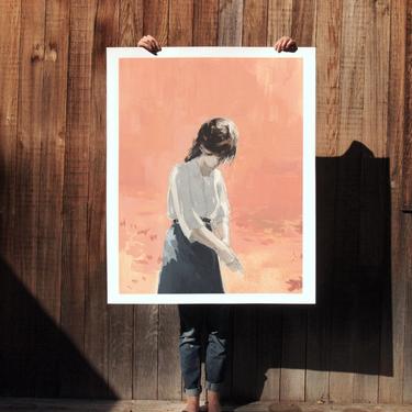 For Georgia .  extra large wall art . giclee print 