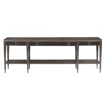 Dark Brown Long Console Table