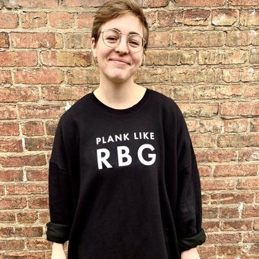'Plank like RBG' Unisex Sweatshirt