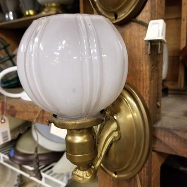 Vintage Sconce with Cute Glass Shade