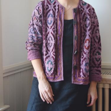 Vintage Mola-Style Quilted Jacket | M 