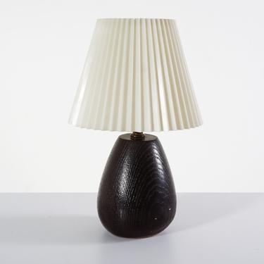 Faux-Wood MCM Lamp 