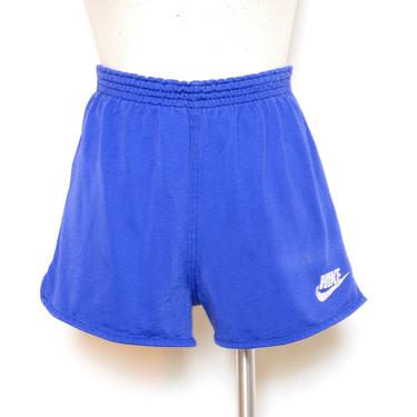 Vintage 80's Blue NIKE Gym Shorts Sz M 