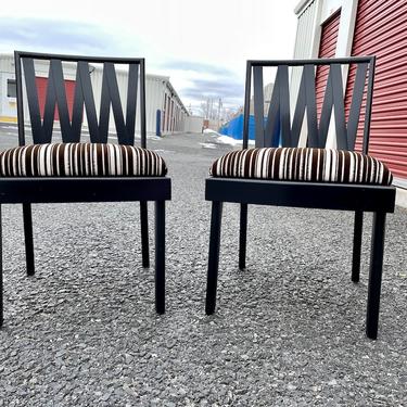 Pair of Mid Century Side Chairs by Paul Frankl