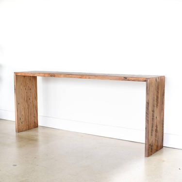 Console Table made from Reclaimed Wood / Modern Plank Entryway Table / SHIPS FREE! 
